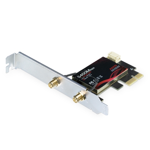 802.11AX Wi-Fi 6E Tri-band Wireless PCI Express Adapter 2 box WTL 2400AXE 01