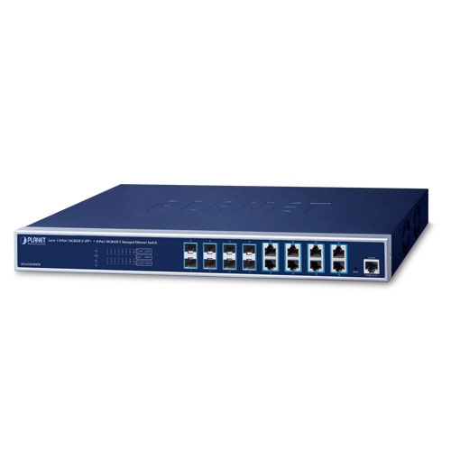 Layer 3 8-Port 10GBASE-X SFP+ + 8-Port 10GBASE-T Managed Ethernet Switch 2 box XGS 6320 8X8TR