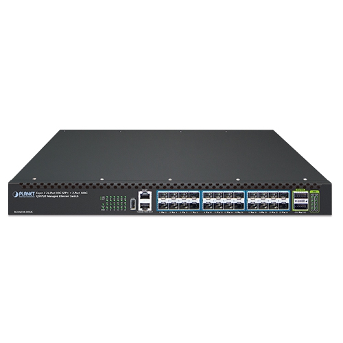 Layer 3 24-Port 10G SFP+ + 2-Port 100G QSFP28 Managed Ethernet Switch 2 box XGS 6350 24X2C 01