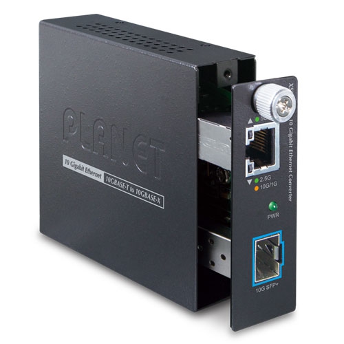 10G/5G/2.5G/1G/100M Copper to 10GBASE-X SFP+ Smart Media Converter 1 box XST 705A 03