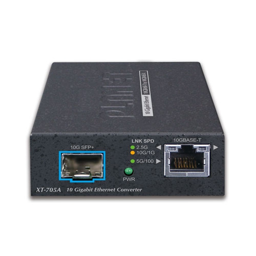 10G/5G/2.5G/1G/100M Copper to 10GBASE-X SFP+ Media Converter 2 box XT 705A 01