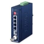Industrial 1-Port BNC/RJ11 to 4-Port Gigabit Ethernet Extender 9 box IVC 234GTv21