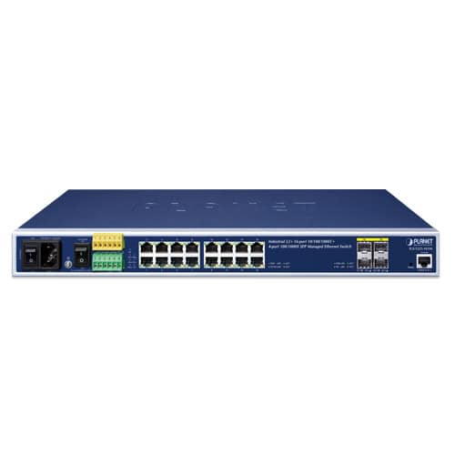 Industrial L2+ 16-Port 10/100/1000T + 4-Port 100/1000X SFP Managed Ethernet Switch 2 box IGS 5225 16T4Sv2.1 01
