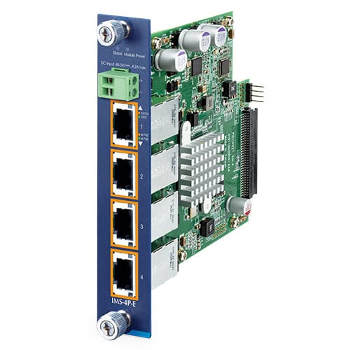 Industrial Layer 3 5-Slot Modular Managed Ethernet Switch 8 box IMS 4P Ev1.2