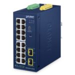 Industrial L2/L4 16-Port 10/100/1000T + 2-Port 1G/2.5G SFP Managed Switch 34 box IGS 4215 16T2Sv21