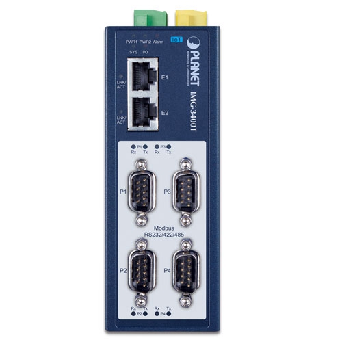 IP30 Industrial 4-Port RS232/RS422/RS485 Modbus Gateway 2 box IMG 3400T 01